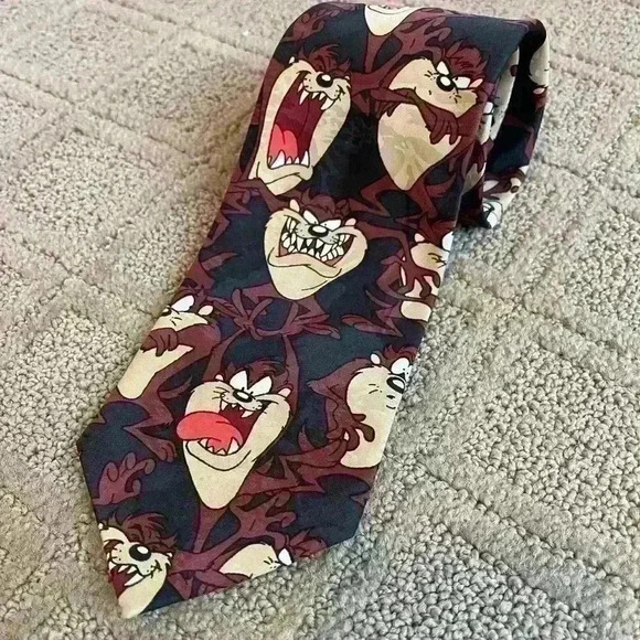 Vintage 1995 Looney Tunes Mania necktie - Picture 1 of 6